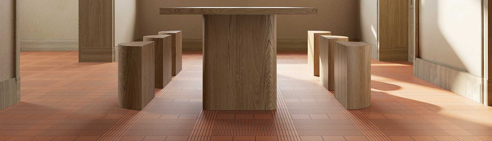 Керамогранит Mutina Fringe Thin Red