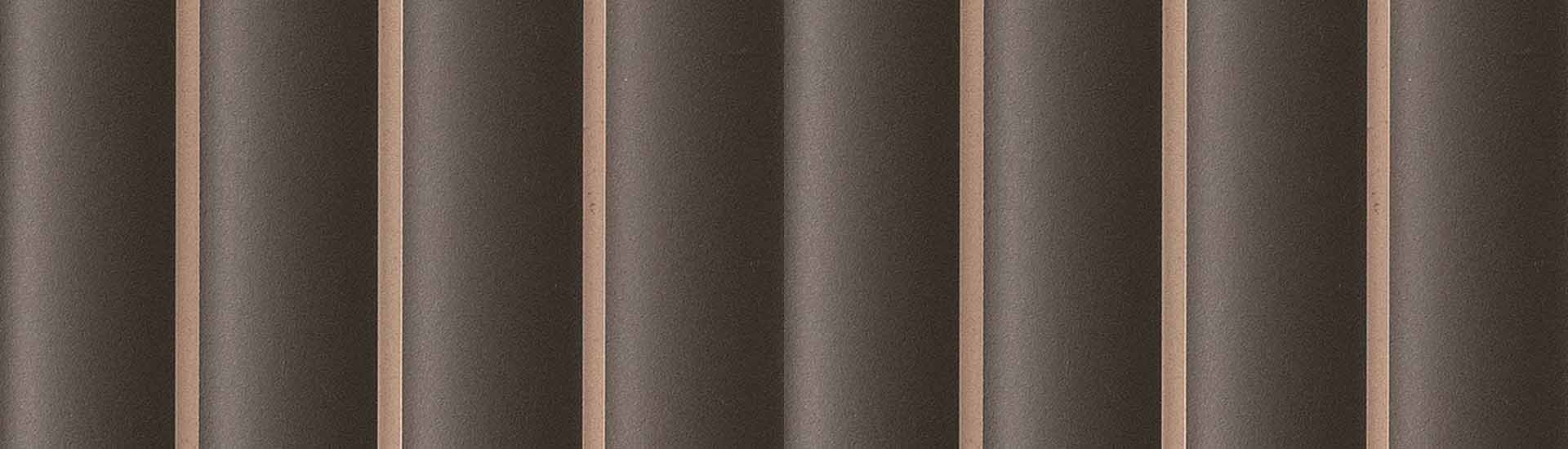 Керамогранит Micro. 3D Forms Fluted Fluted Coffee