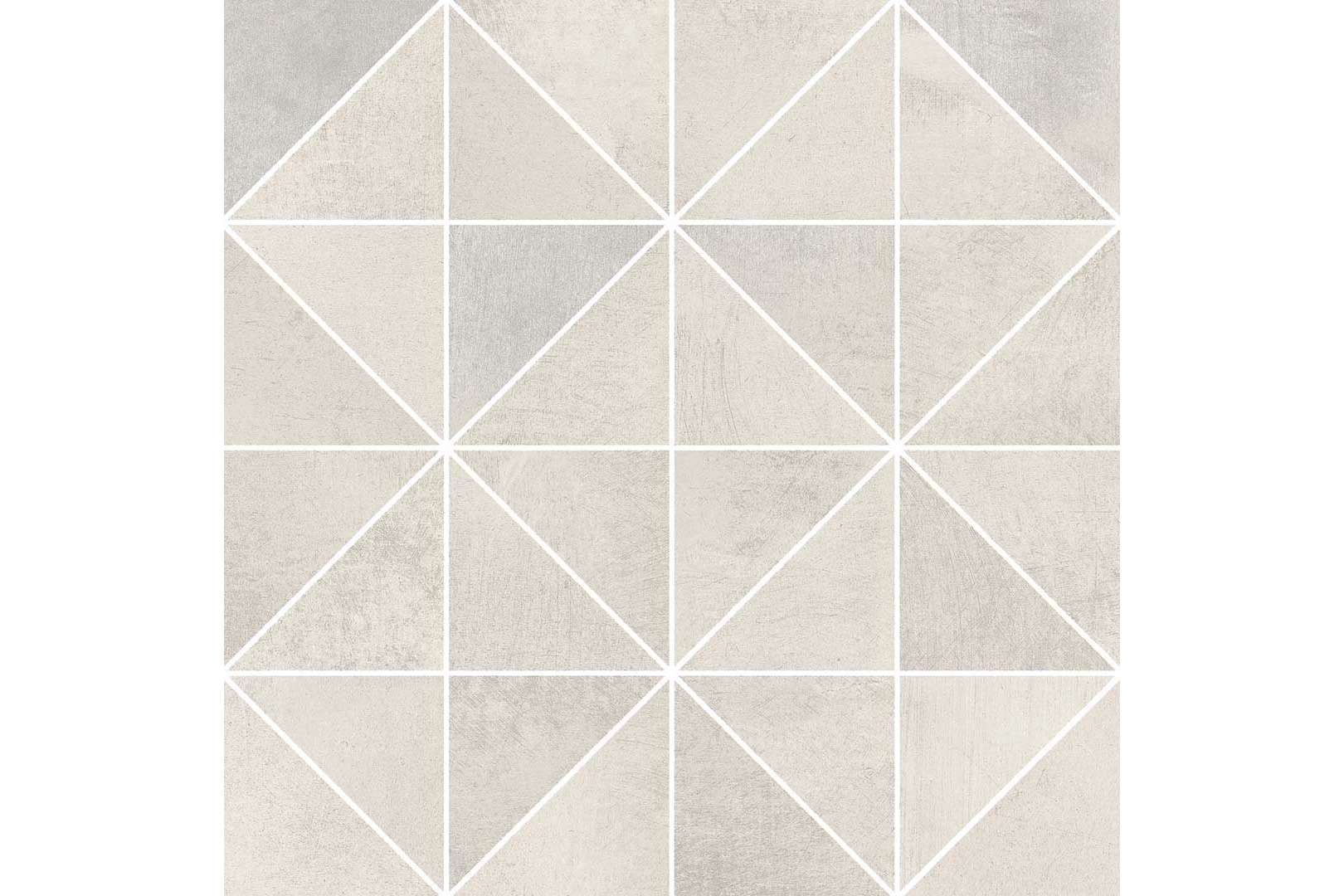 Керамогранит Casalgrande Padana Fusion Mosaico Triangoli White