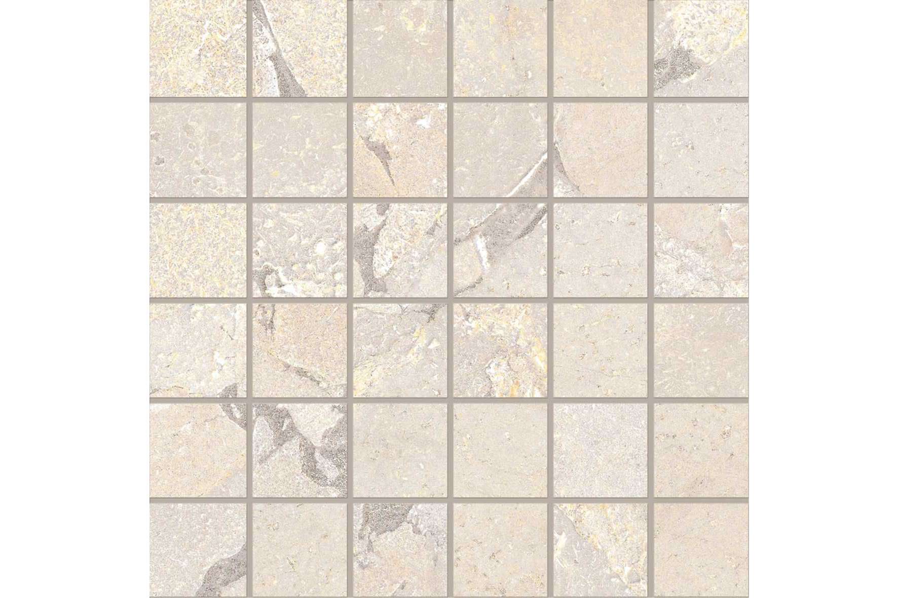 Керамогранит Provenza by Emil Group Unique Infinity Cobblestone White Mosaico 5X5-Min