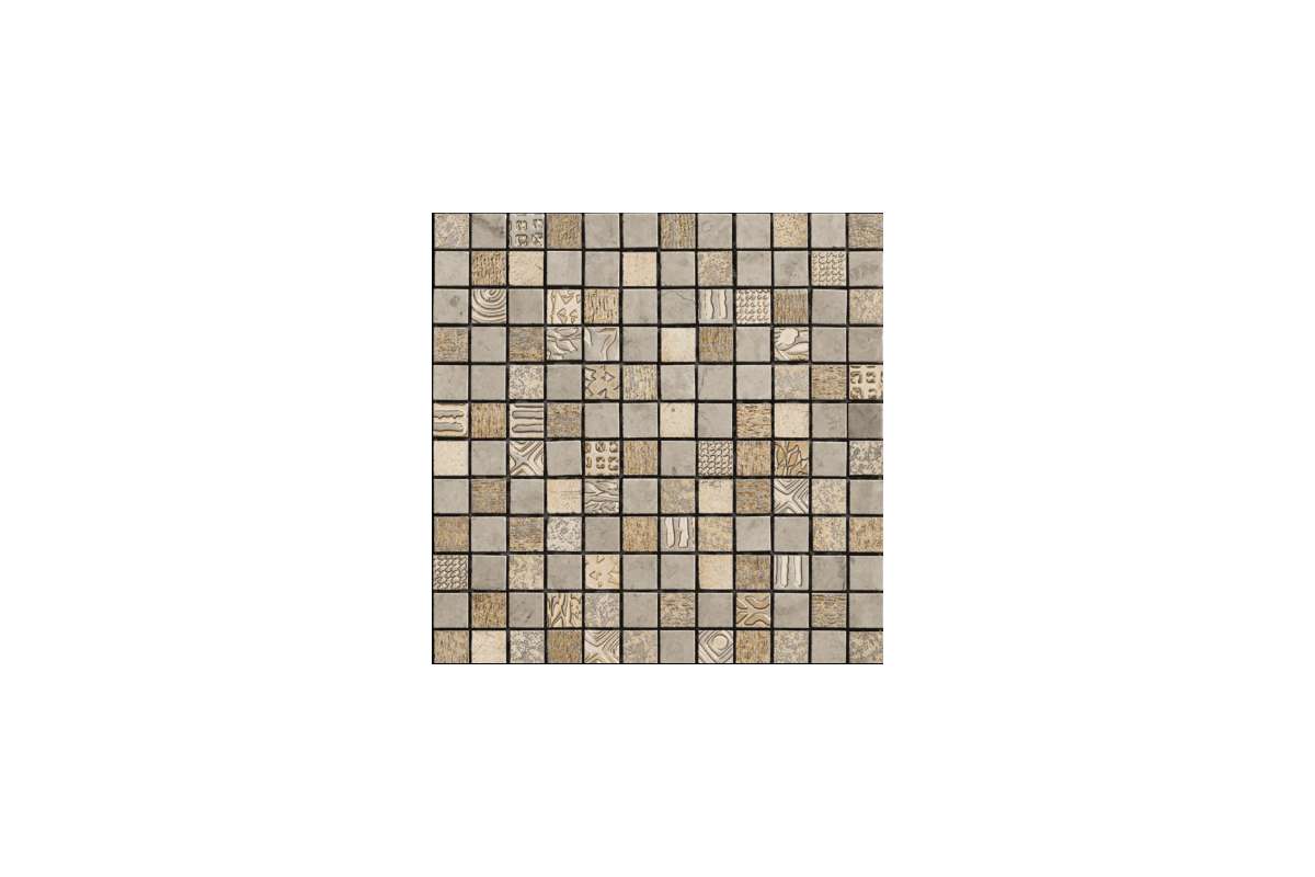 Мрамор Petra Antiqua Acqueforti Mosaics Mosaico Endor 2.5Х2.5 New Smoke Bronzo