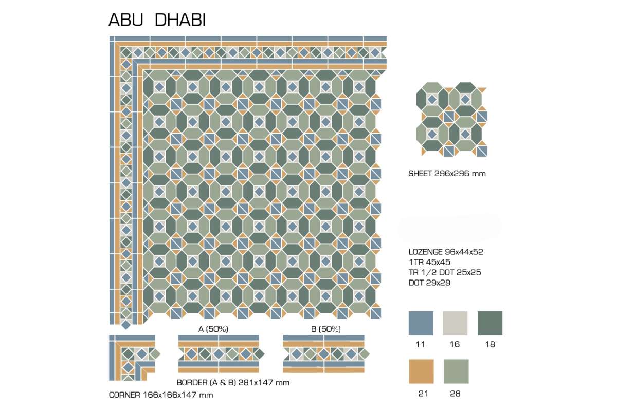 Керамогранит TopCer Victorian Designs (Викториан Дизайн) Abu Dhabi