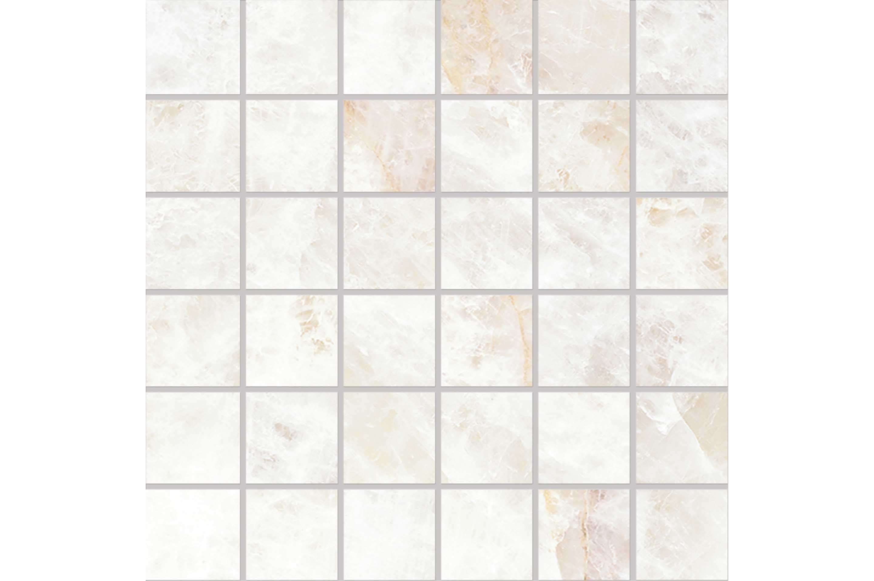 Керамогранит Emil Ceramica Tele Di Marmo Precious Mosaico 5X5 Crystal White