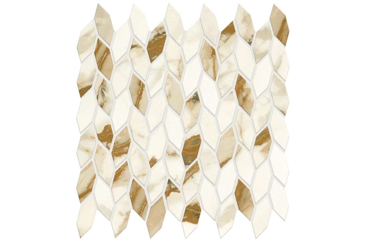 Керамогранит Atlas Concorde Marvel Shine Calacatta Imperiale Mosaico Twist Silk