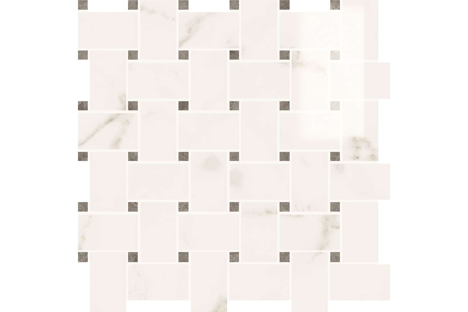 Керамогранит Panaria Trilogy Mosaico 72 Calacatta White Lux 1