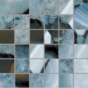 Керамогранит Emil Ceramica Tele Di Marmo Precious Mosaico 5x5 Agate Azure