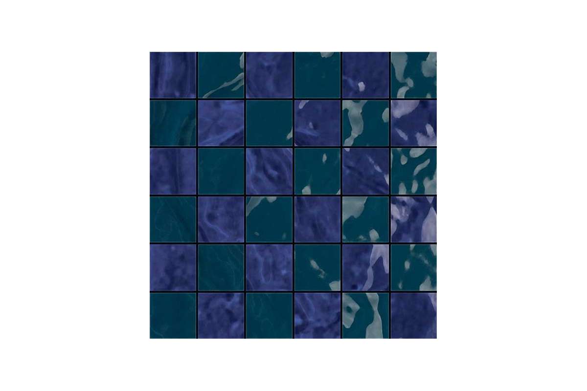 Керамогранит Cir Serenissima Tadelakt Mosaico Fez Mix Blu Verde