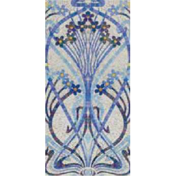 Мозаика Classe Mosaice (Классе Мозаичи) Bellezza Blue Liberty 42x85