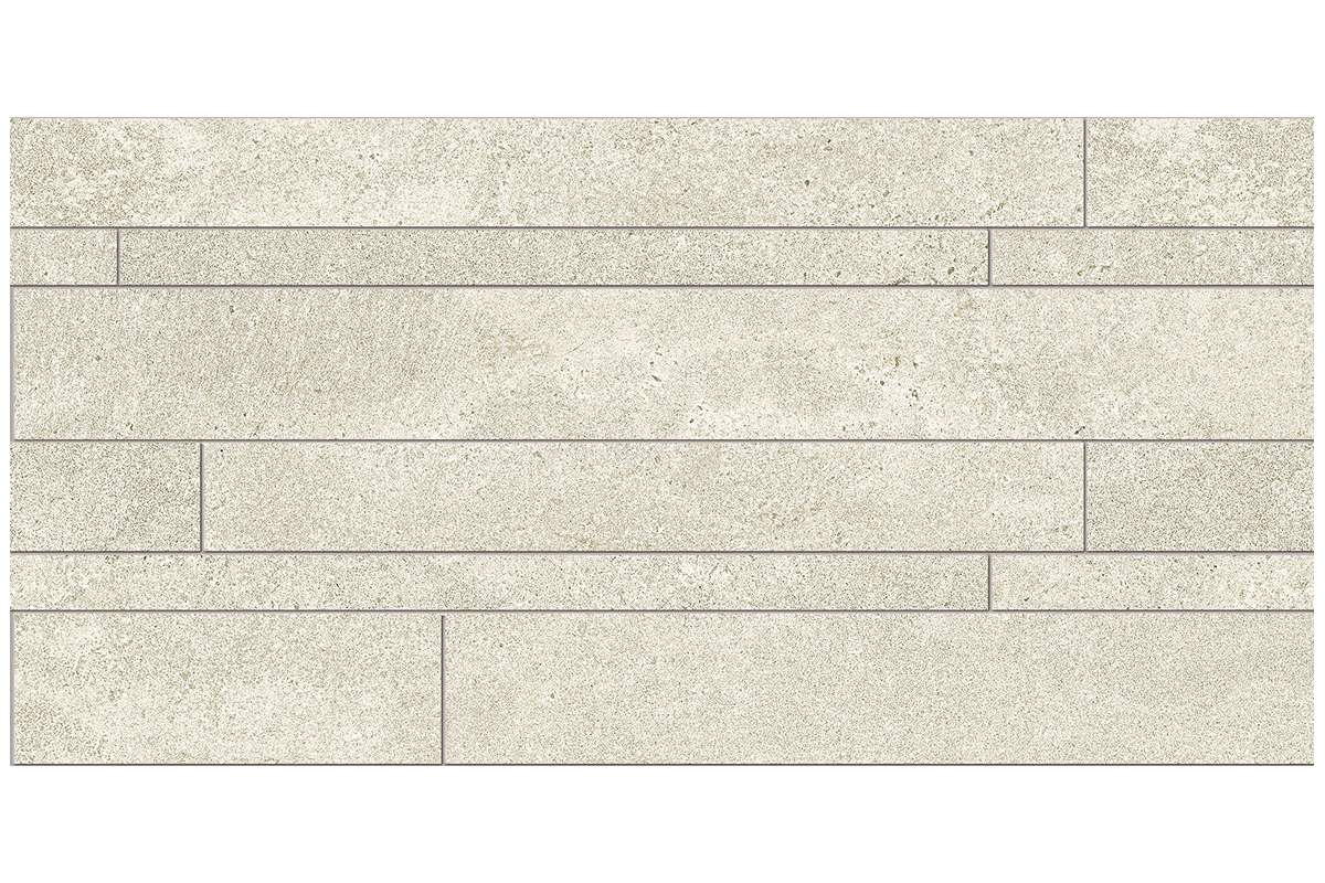 Керамогранит Provenza by Emil Group Re-Play Concrete Listelli Sfalsati Recupero White