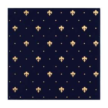 Керамогранит Petracers Grand Elegance Gold (Гранд Элеганс Голд) Giglio ORO 24kt su Blu 20x20 cm