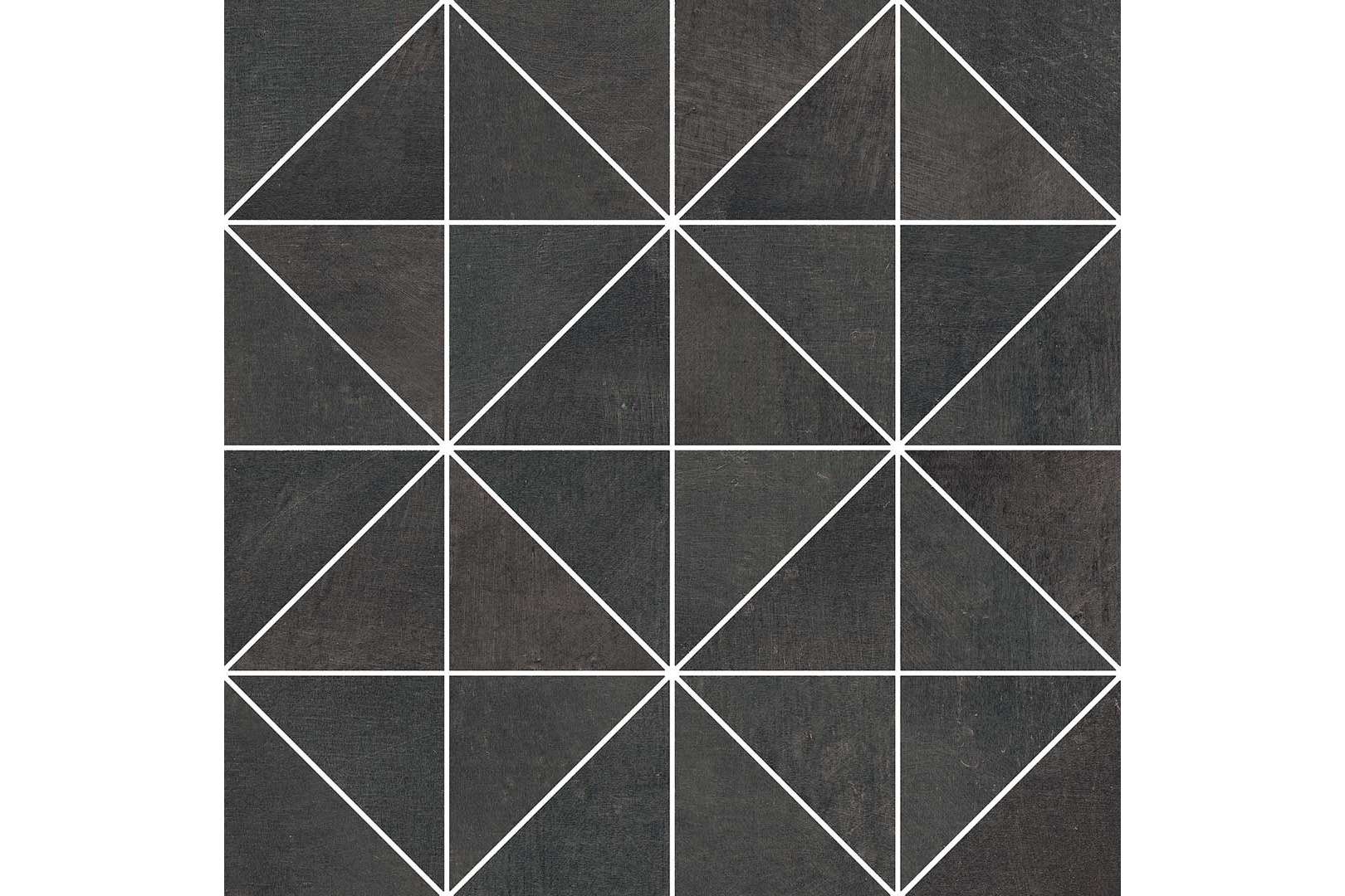 Керамогранит Casalgrande Padana Fusion Mosaico Triangoli Black