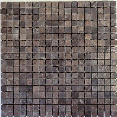 Мрамор Petra Antiqua ANTICATO CERATO/ WAX FINISHED LINE Mosaico 1.5x1.5 su Rete BLISS