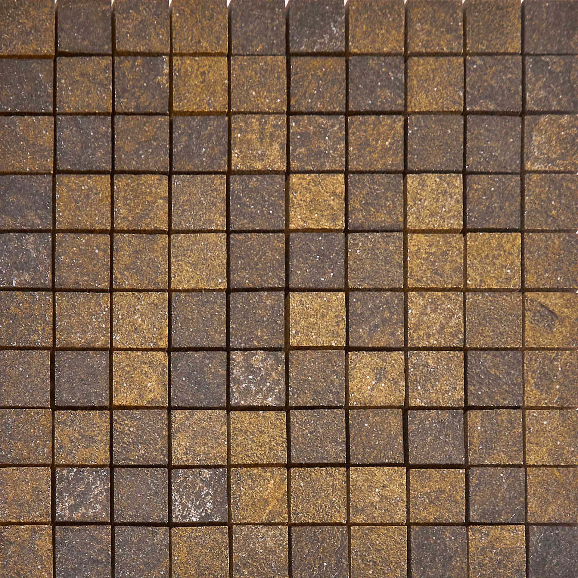 Керамогранит Casalgrande Padana Mineral Chrom Mosaico 3x3 Su Rete BROWN