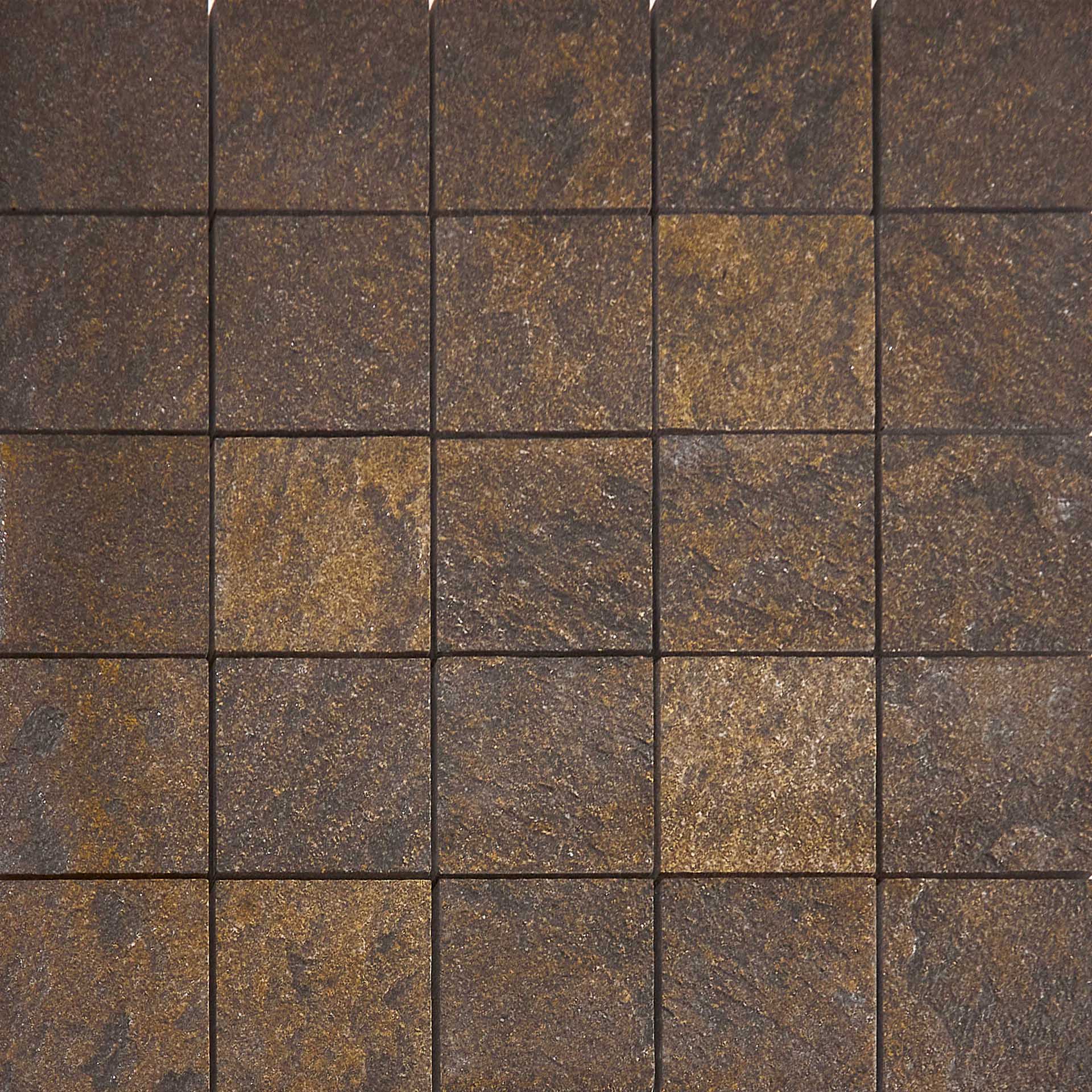 Керамогранит Casalgrande Padana Mineral Chrom Mosaico 6x6 Su Rete BROWN